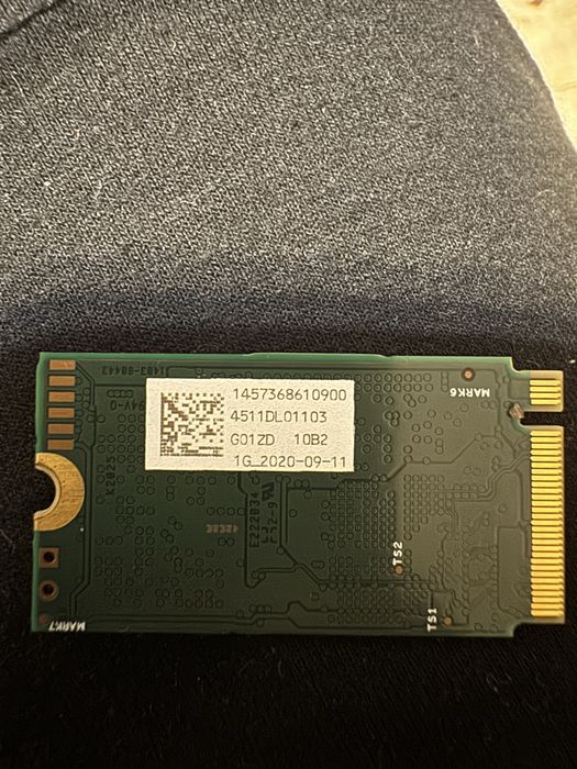 SSD M2 512 PCle GEN3: NCMe Union Memory