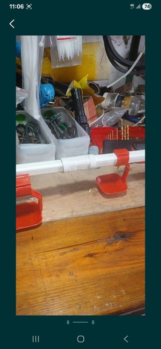 Система ніпельного напуваня птиці в зборі РОЗМІРИ В ОПИСІ..