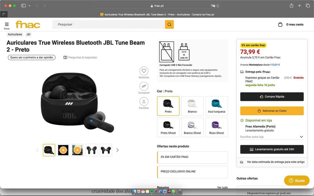 phones JBL com garantia