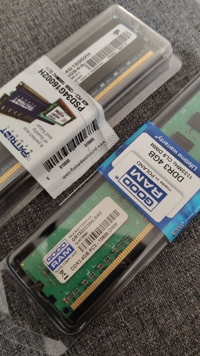 Pamięć RAM 8GB DDR3 GoodRAM Patriot 1600Mhz Pamięci RAM