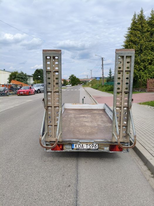 DMC 2700 Mocna przyczepa pod minikoparkę wozidlo