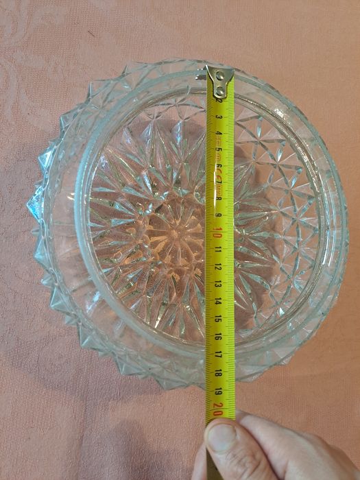 Globo de candeeiro antigo em vidro trabalhado