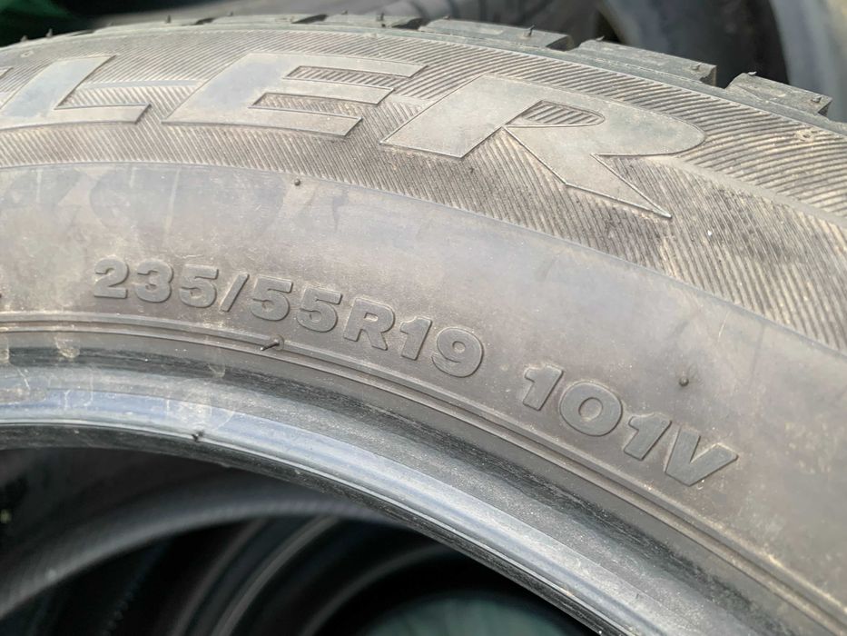 235-55-R19 BRIDGESTONE DUELER 4штуки резины шины GERMANY 2024
