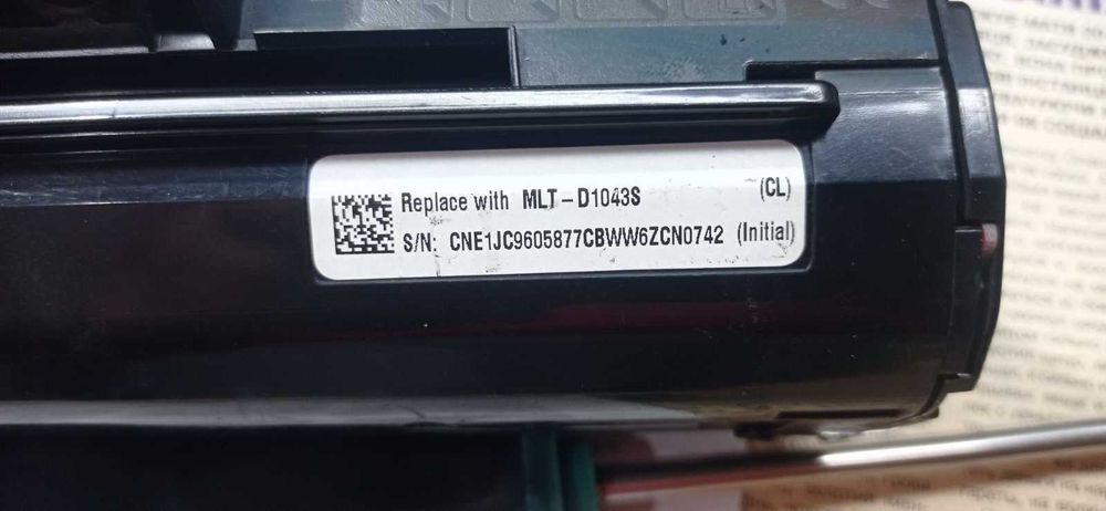 Картридж оригінал Samsung MLT-D1043S (MLT-D104S), відновлений