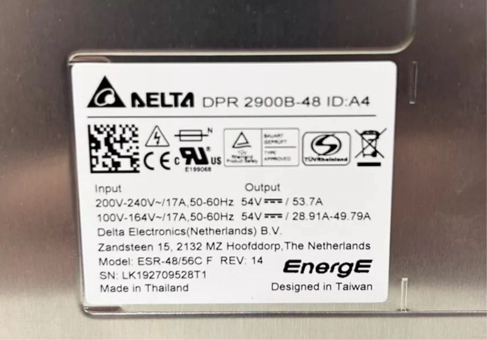ВИПРЯМИТЕЛЬ Delta DPR 2900B 48 (ESR-48/56 F): 3 000 грн ...