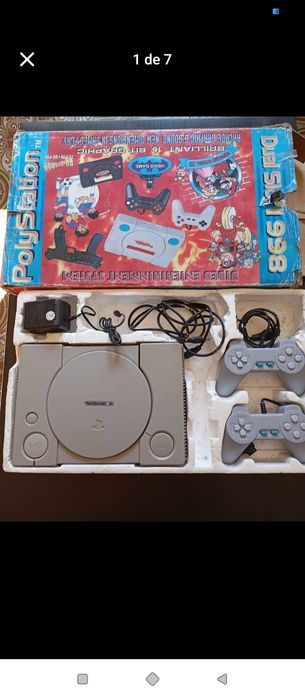 Consola antiga+TV antiga
