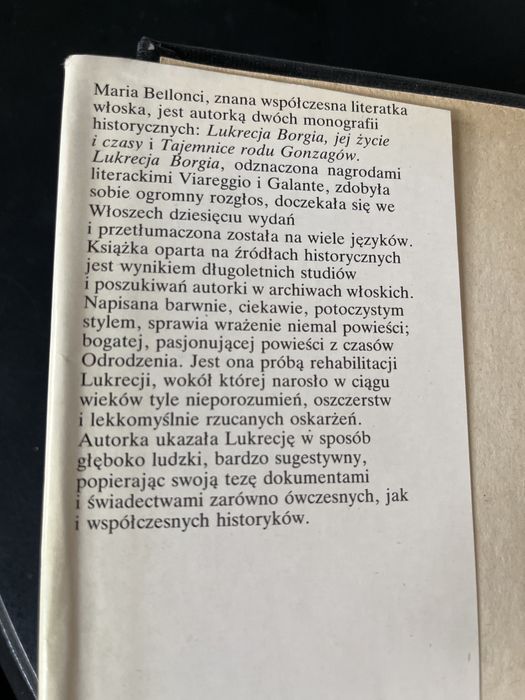 Maria Bellonci Lukrecja Borgia