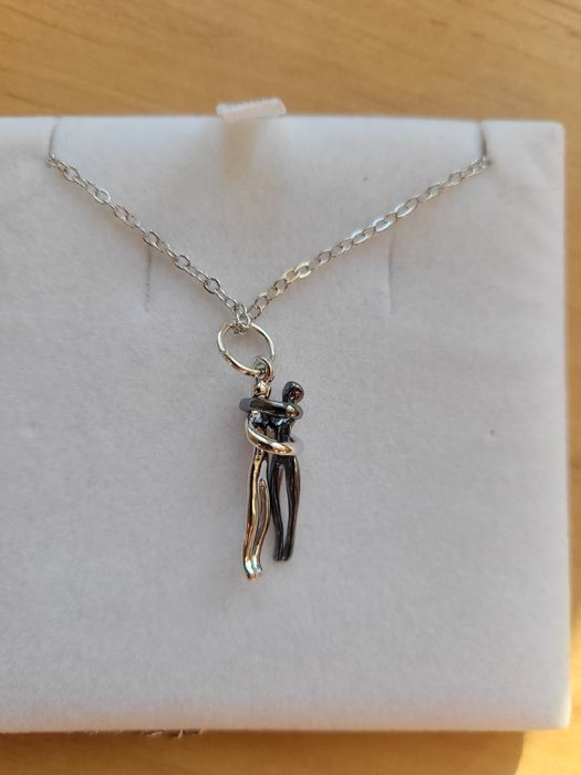 Naszyjnik,,Para w objęciach,,