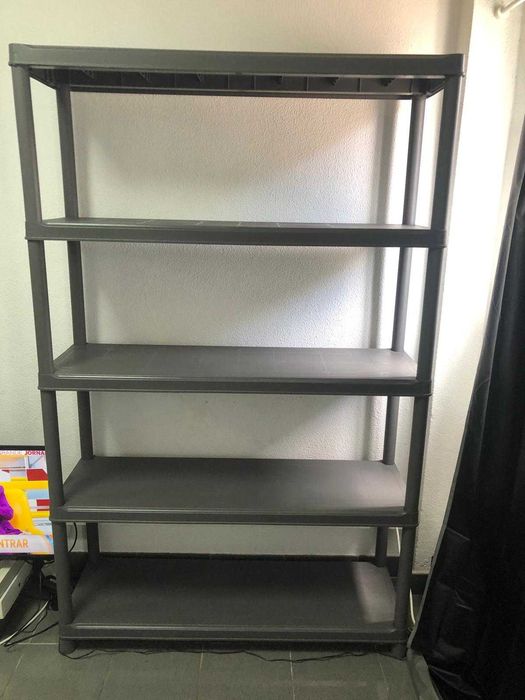 Conjunto 2 Estantes Grandes IKEA - Sem Parafusos - Toda de Encaixe