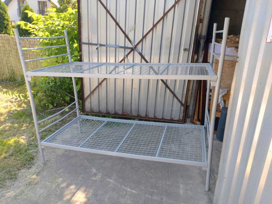 Łóżka metalowe. Pojedyncze i piętrowe 200x90.