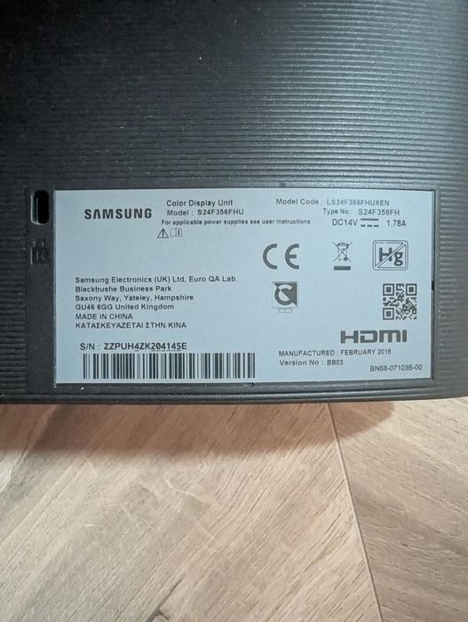 Monitor Samsung S24 F356FHU