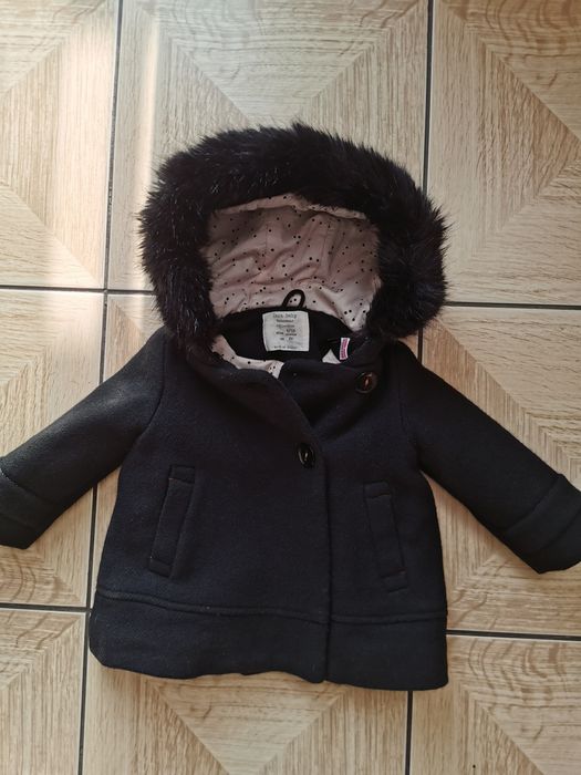 Płaszczyk zimowy Zara r. 80