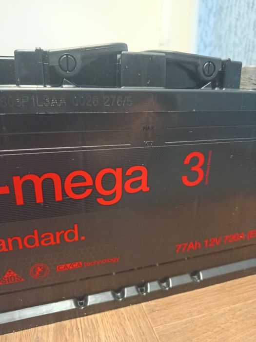 Акумулятор A-mega 3.  77Ah  12v 720A