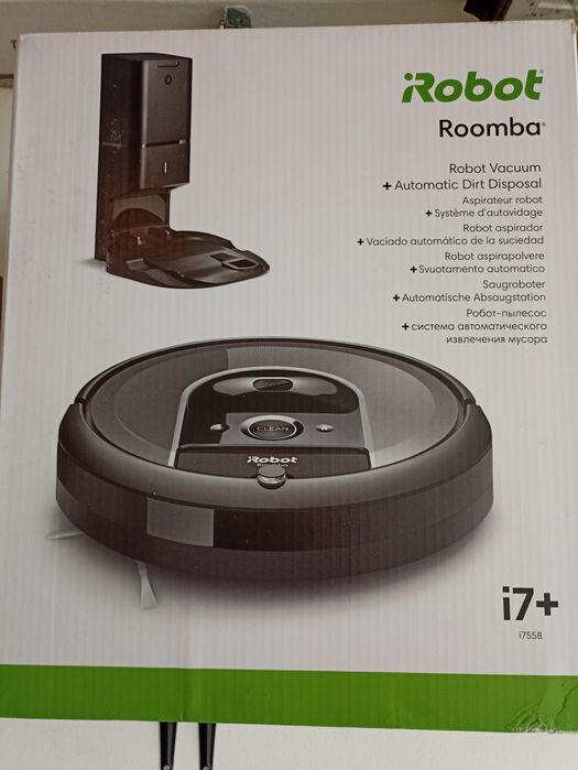 Robot aspirador Roomba® i7+ com esvaziamento automático e WIFI