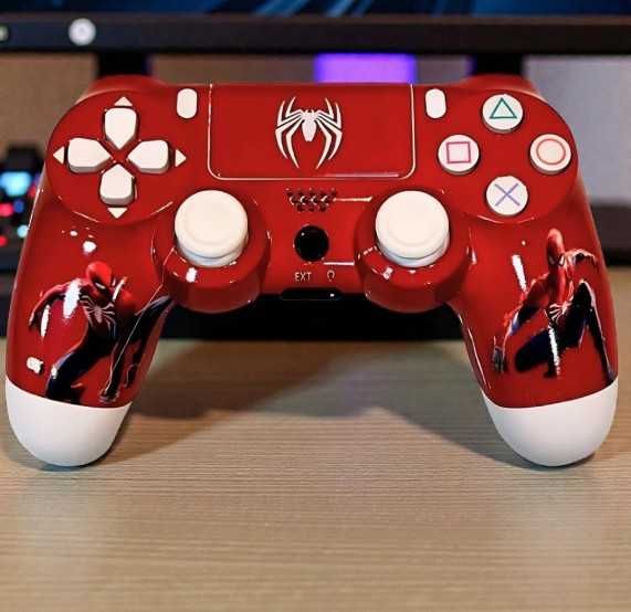 Контроллер геймпад Spider Man PS4 ПК Bluetooth джойстик, вібрація, USB