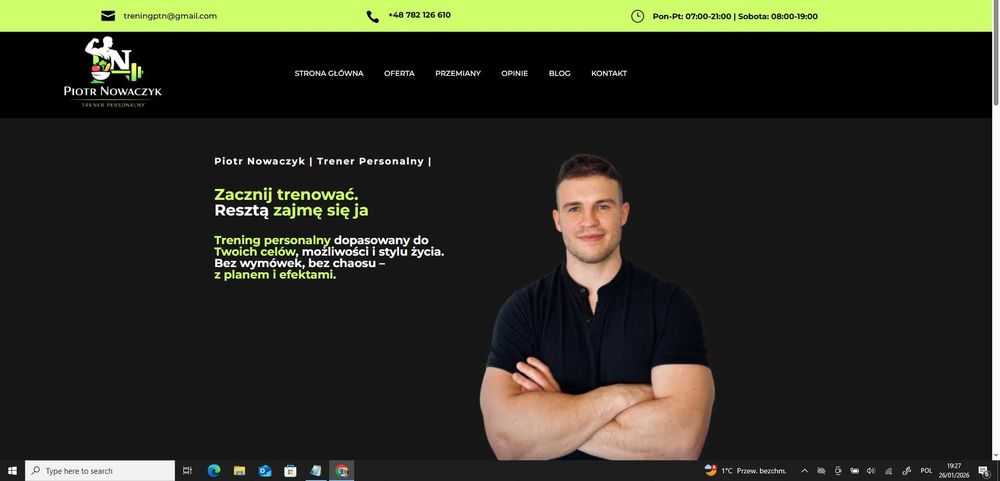 Wykonuję profesjonalne strony internetowe z pasją!