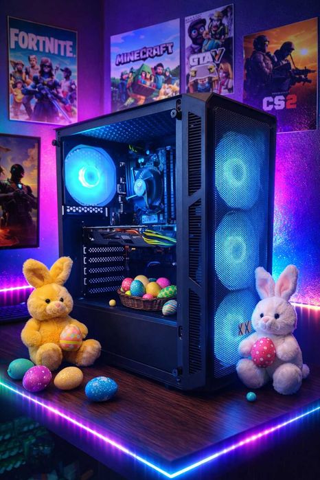 Komputer do gier RX570 8GB / i5-9400F / 16GB DDR4/ Windows 11/ SSD HDD