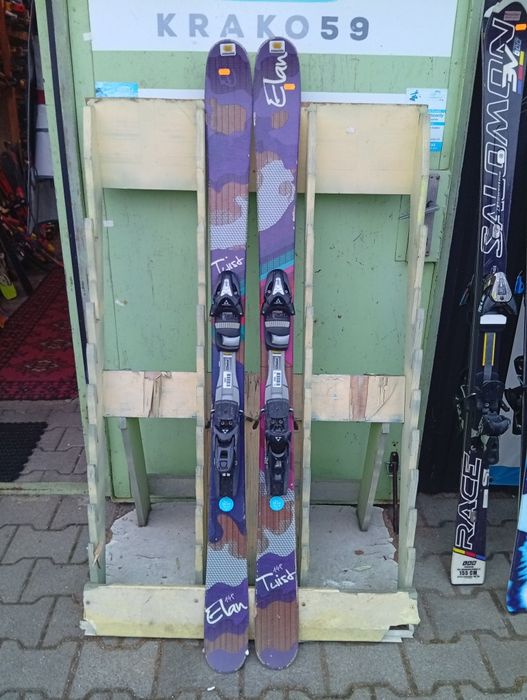 Narty freestyle freeride Elan Twist 149 cm. Serwis Krako59.