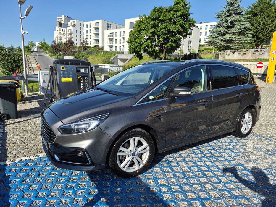 Ford S-MAX 2.0 EcoBlue 190 KM, A8 FWD, 7 miejsc, Titanium,Salon PL, pierwszy właściciel, faktura VAT 23%, Hak