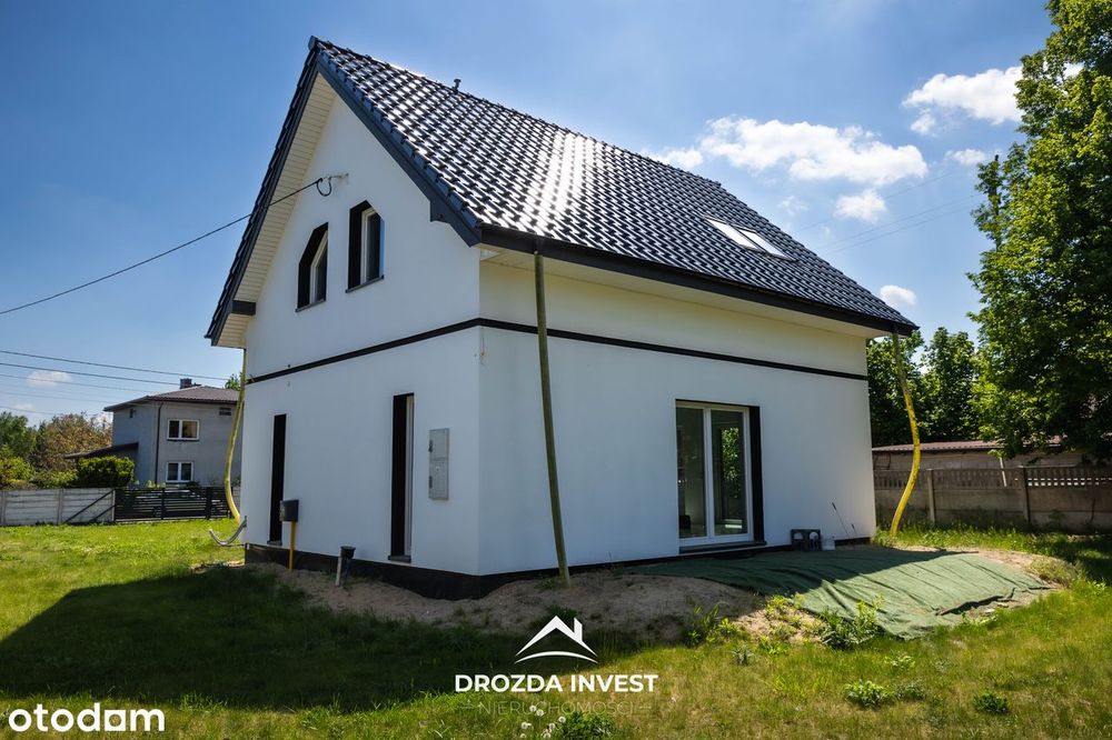 Nowoczesny dom 110 m² z dużą działką 1700 m² | 2023 | Wartkowice