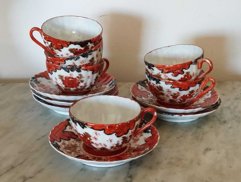 Conjunto Chá Antigo Oriental