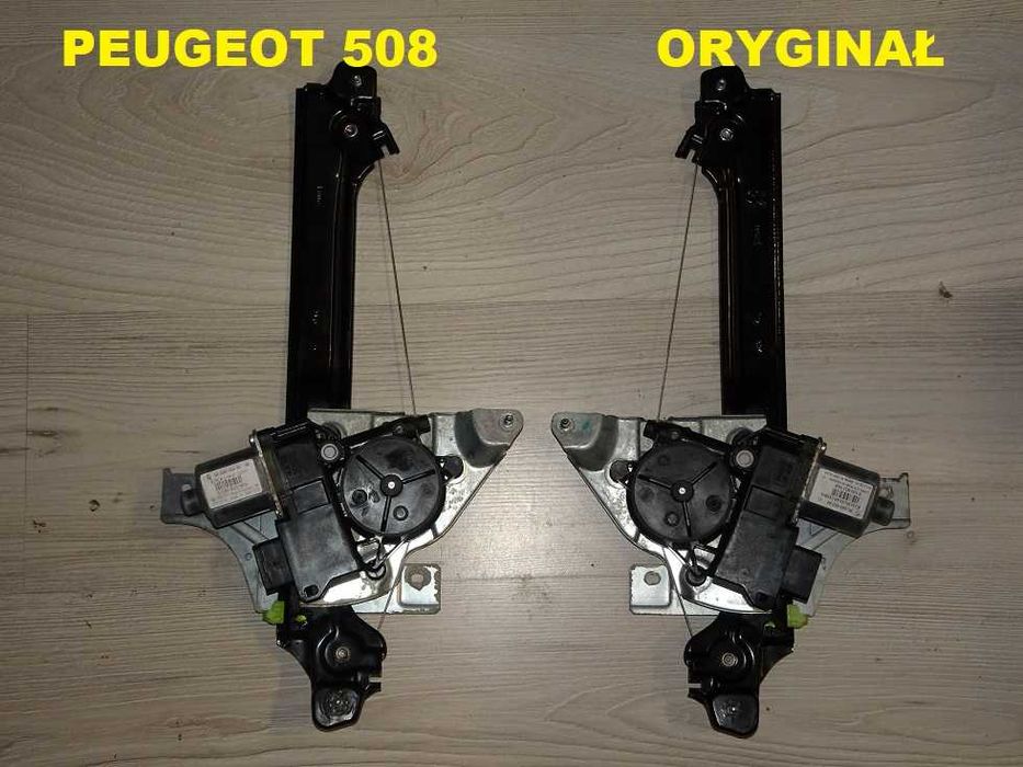 Peugeot 508 - Podnośnik Mechanizm Szyby Tył Prawy Oryginał 10-18 #