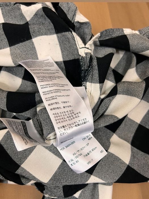 Levi’s roz. XS damska bluzka czarno biała krata wiskoza