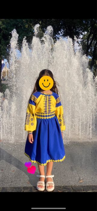 Вишиванка (7-10 років)сукня, комплект сорочка + спідниця