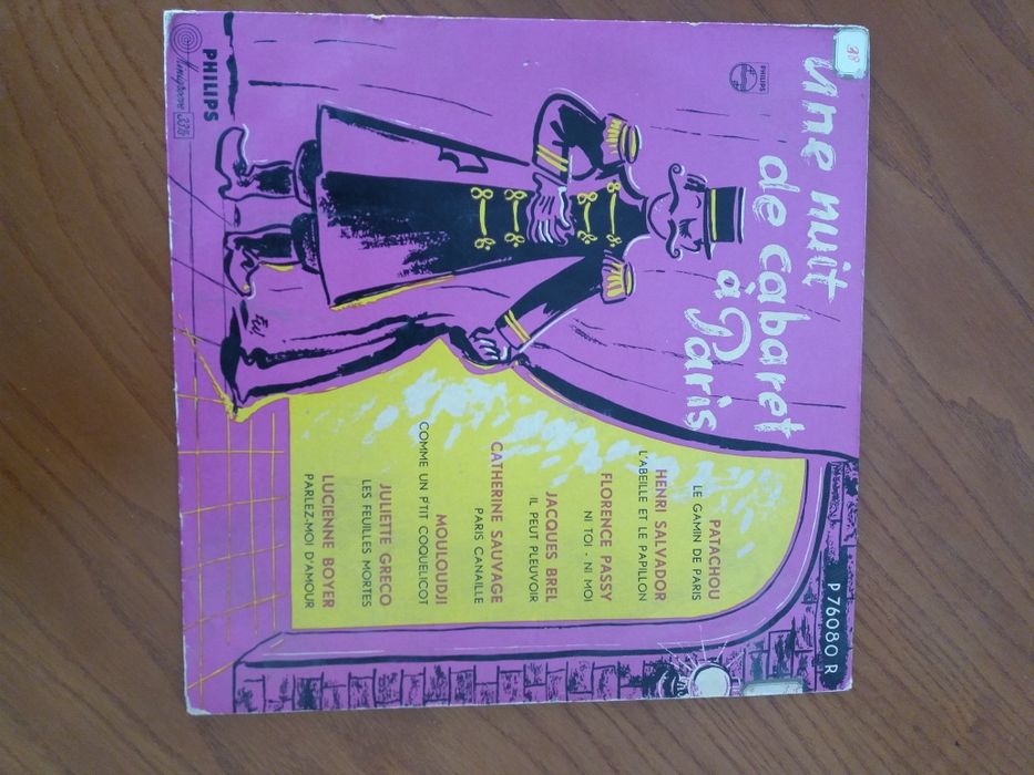 Une nuit de cabaret a paris disco lp vinil vintage