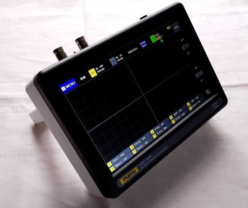 Портативний цифровий осцилограф FNIRSI 1013D, 2CH, 2x100 МГц, 1 Гвиб/с