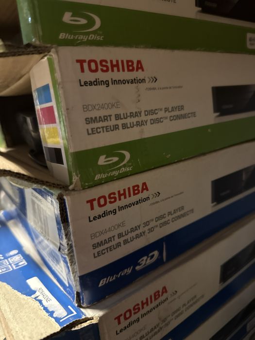 Lote de Leitores DVD/Blu-ray – Toshiba, Samsung, Panasonic (≈40 unid.)