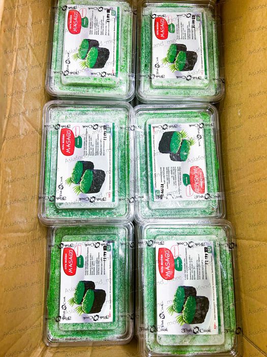 Ікра мойви Масаго зелена натуральна 0,5 Кг