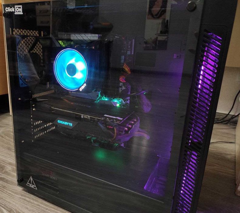 Потужний ігровий комп'ютер ПК для геймінгу, роботи та творчості