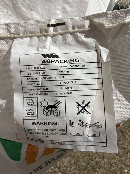 Saco Big-bag como Novo