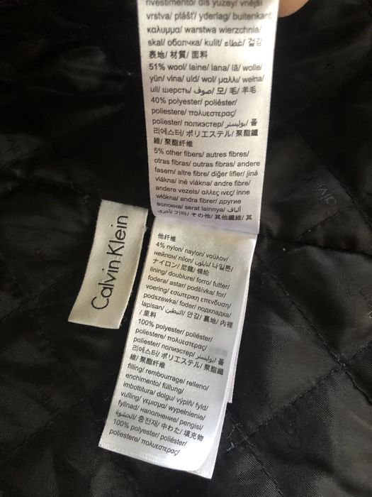 Шерстяне пальто Calvin Klein