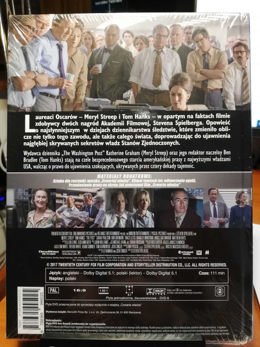 Czwarta władza DVD folia (wydanie książkowe)