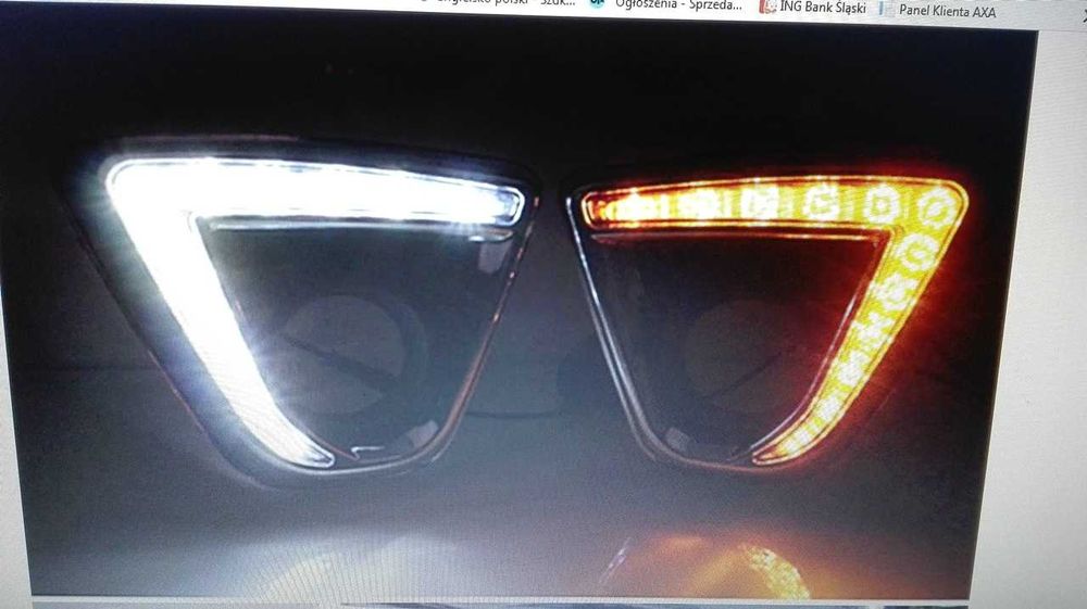 Mazda CX5 CX-5 LED ledy światła do jazdy dziennej DRL 2012- halogen