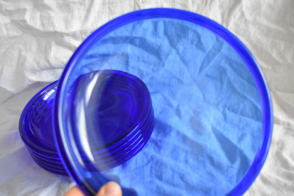 Talerze śniadaniowe Arcoroc France coblat blue