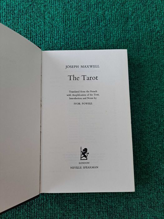 The Tarot - Joseph Maxwell