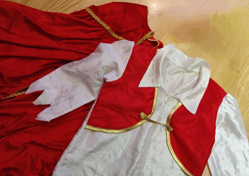 KRÓLEWICZ strój karnawał/peleryną/Król/Jasełka/Giermek