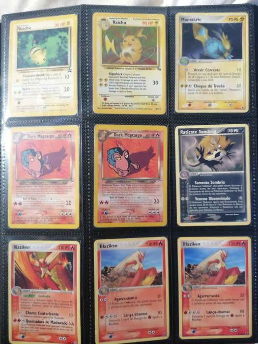 Cartas de Pokémon para troca