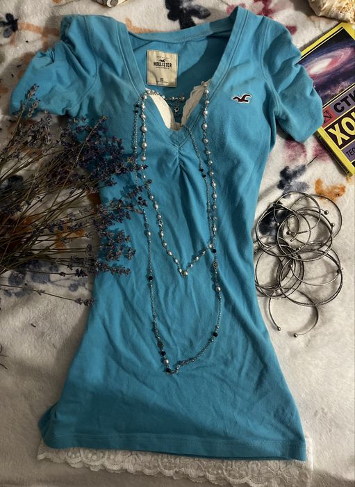Hollister футболка з 2000s y2k