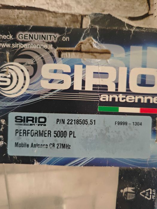 Zestaw radio i antena cb z magnesem