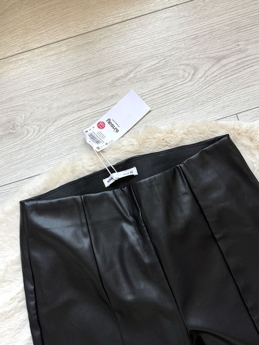Sinsay nowe legginsy skórzane