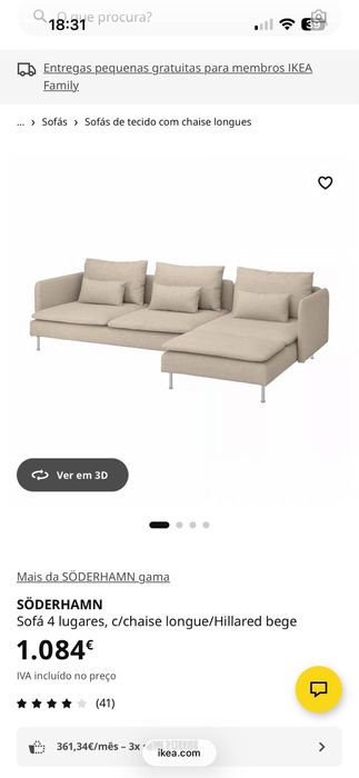 Sofá de Sala IKEA