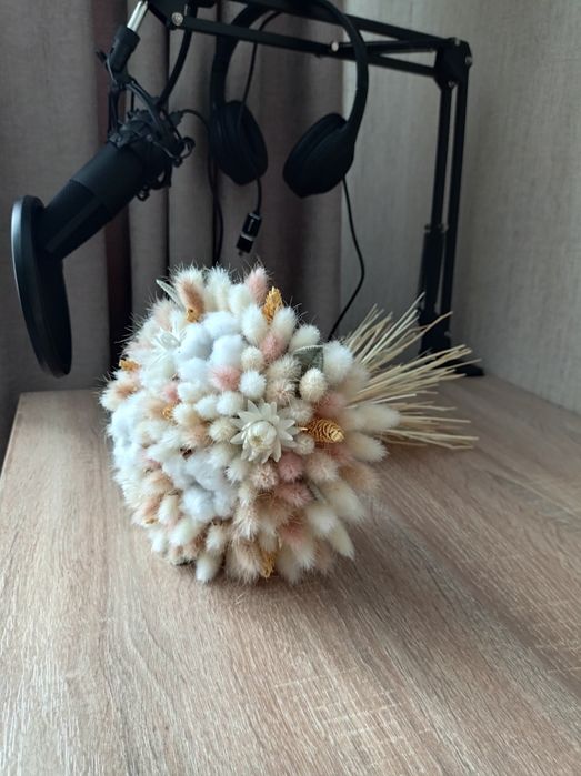 Сухоцветы,сухоцвіти,букет з сухоцвітів,лагурус,подар