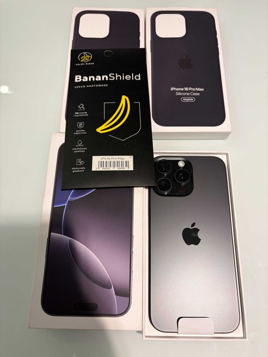 Iphone 16 Pro Max 256 GB Idealny stan Oryginalny futerał Apple