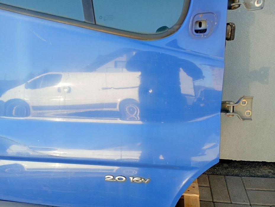 drzwi przednie prawe przód szyba czarne opel vivaro a trafic ii primas