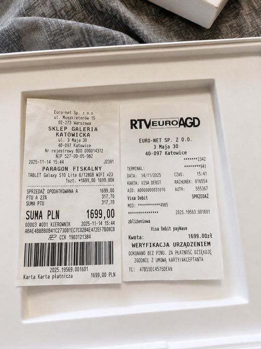 Samsung Galaxy Tab S10 Lite 6/128GB Gray + S Pen | Гарантія | Ідеальний стан