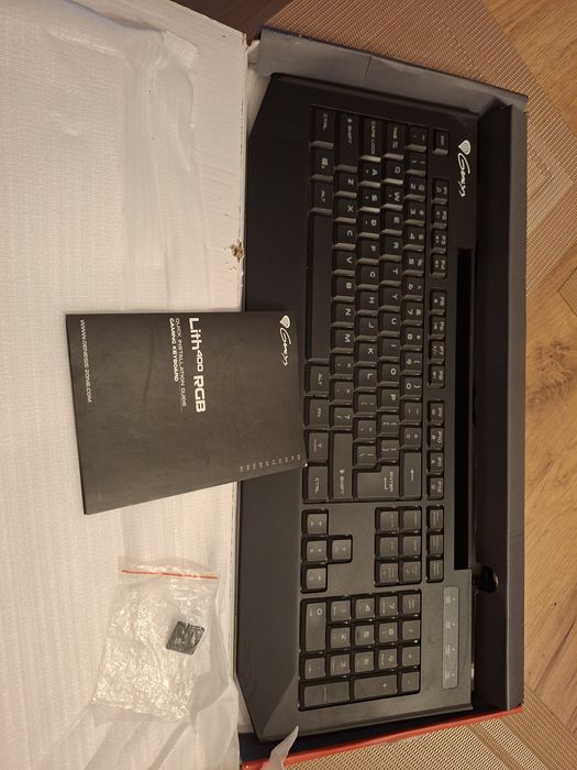 Klawiatura podświetlana  gamingowa Genesis Lith 400 RGB przewodowa!